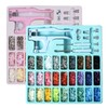 Plastic and Metal Snap Buttons with Snaps Pliers Set,300 Sets