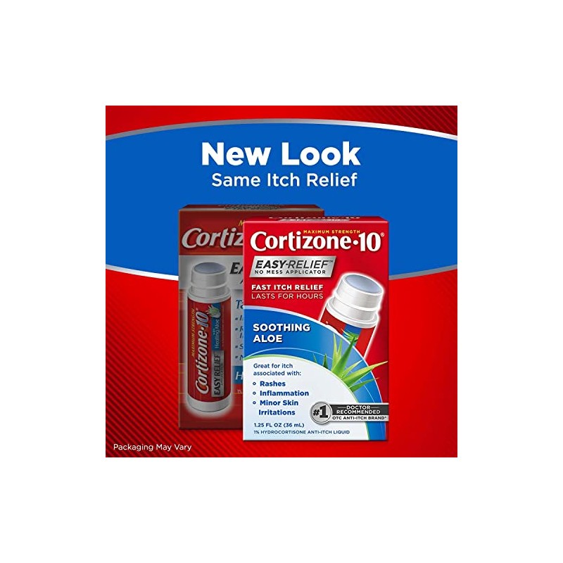 Cortizone-10 Easy Relief Applicator Anti-Itch Liquid 1.25 oz