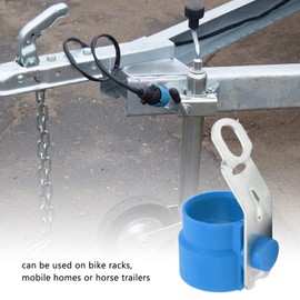 Trailer Plug Holder, Universal Trailer Connector Holder Trailer Adapter Plug Holder Protective For 7‑13Pin Connector (Blue)