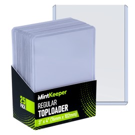 MintKeeper MintKeeper Top loaders Clear Hard Card 35pt Sleeves Compatible with Pokemon, Sports and MTG Toploaders (25 Pack)