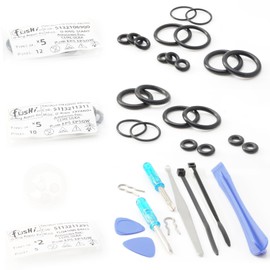 O Ring Repair Kit for Coffee Maker Ulka Solenoid Vibration Water Pump EP5 EP5GW 48w 230v 50hz Seal Upgrade,with Balls and Tools