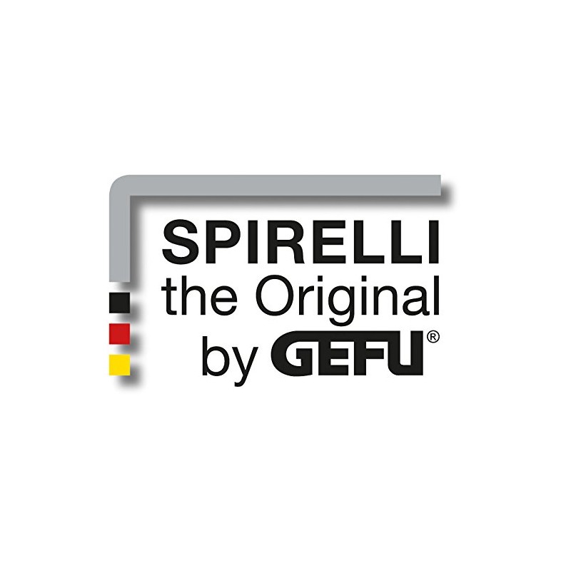 Gefu Spirelli Spiral Cutter Vegetable Slicer with Remnant Holder, Stainless