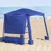 AMMSUN Beach Cabana, 6.2'×6.2' Beach Canopy, Easy Set up and