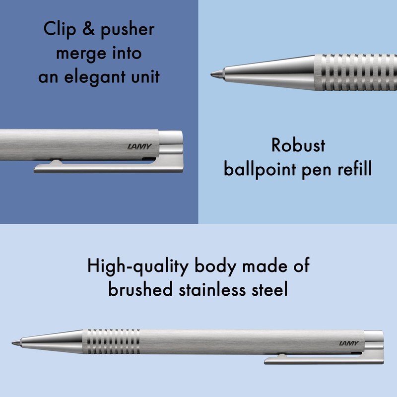 Lamy logo brushed - Ballpoint Pen in an elegant &