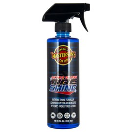 MASTERSON'S CAR CARE MCC_128_16 Ultra Gloss Tire Shine - Extra Shine Formula Delivers Super Wet Tires - Durable and Long Lasting Sprayable (16 oz)