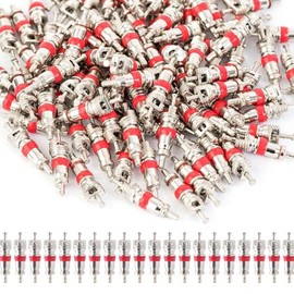 Takelablaze 100Pcs Tire Valve Core Schrader Valve Core Replacement Tire Remover Universal Valve Stem Core Replacement for Automotive, RV, ATV & Air Conditioning