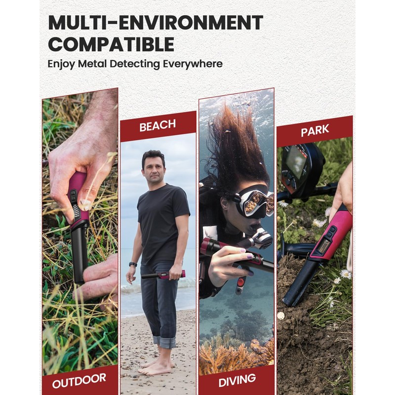 DR.ÖTEK Metal Detector Pinpointer for Adults & Kids, Handheld Pin