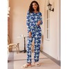 Ekouaer 2 Pack Women's Pajama Set Soft Long Sleeve Sleepwear