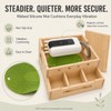 Wooden CPAP Organizer for Nightstand, Compatible with ResMed AirSense 10