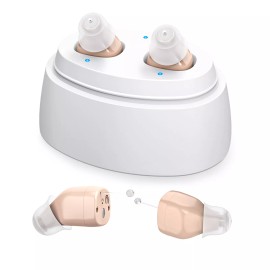 K&FCOPTEE Rechargeable Digital Hearing Aids Hearing Loss Invisible In Ear Sound Amplifiers