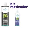 Shampoo+matizador Órgano Y Nogal Sheló Nabel Botella 1215 Ml