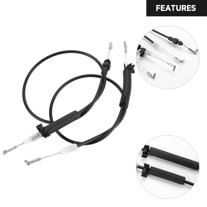 Front Left Right Interior Door Handle to Latch Cable Door