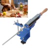Professional Knife Sharpener with 10 Whetstones, 360° Rotation Flip Design