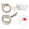 ZAAWUUT 1 Pair Flag Pole Mounting Rings Adjustable Flag Pole