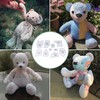 10 Pcs Memory Bear Sewing Patterns Template, Memory Bear Acrylic