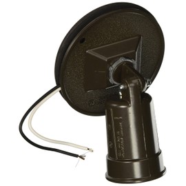 Hubbell-Raco 5624-2 5624 Combination Weatherproof Lamp Holder, 75-150 W, Par38, Metal, Bronze