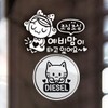Jeje Deco P_CarefulExpectantMomReflection+FuelCapManekiNekoDieselB / P_조심조심예비맘이 반사+주유구마네키네코 디젤B