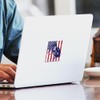 CafePress American Flag Welder Design Square Sticker (10 Pack)