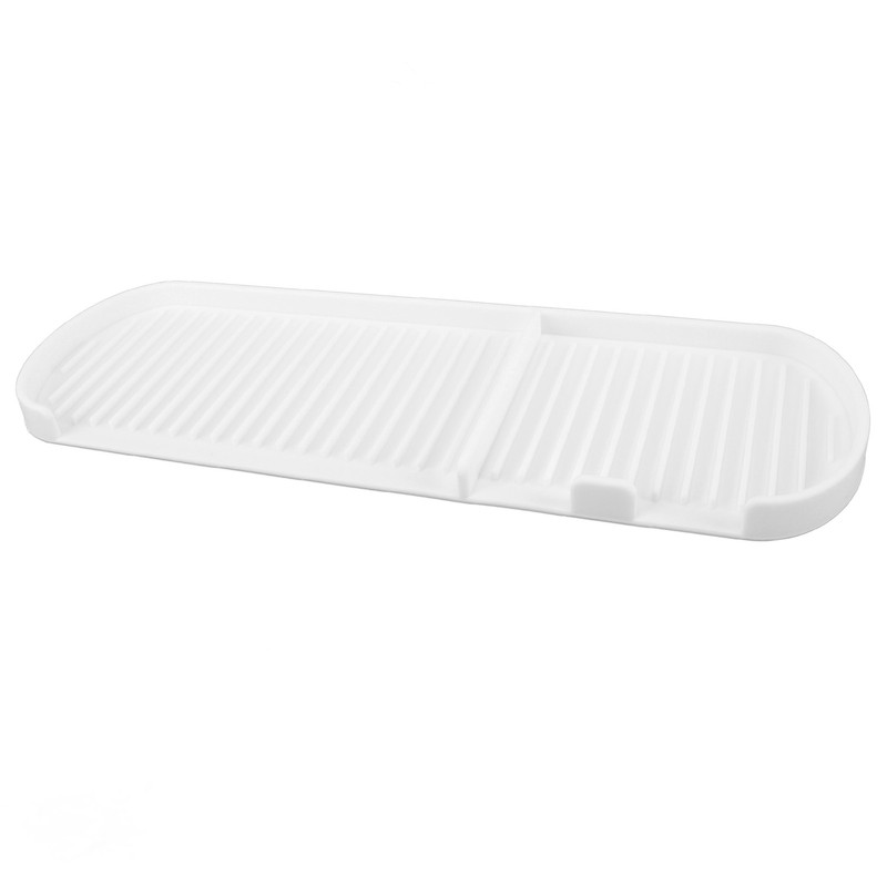 Counter Silicone Drainage Tray Food Grade Skid Resistance Frosted Bottom