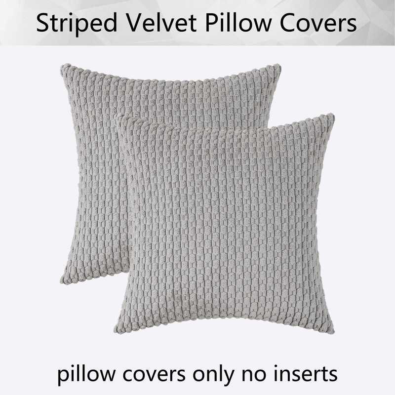 Kevin Textile Set of 2 Decorative Pillows Covers for Couch