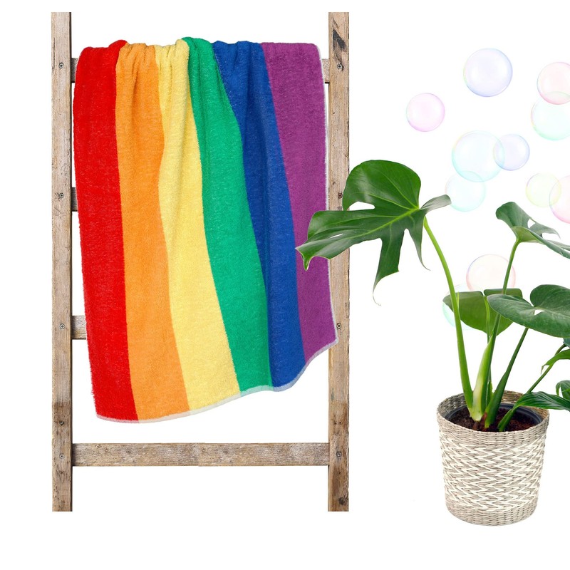 Lashuma Beach Towel Bath Towel 90 x 180 cm Terry