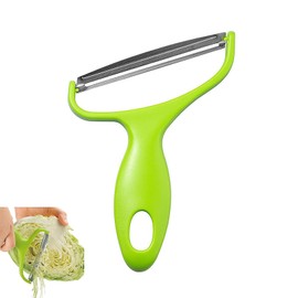 Vegetable Peeler, Julienne Peeler, Cabbage Shredder, Cabbage Peeler, Stainless Steel Vegetable Peeler, for Quick Daily Peeling of Most Fruits and Vegetables (Green)