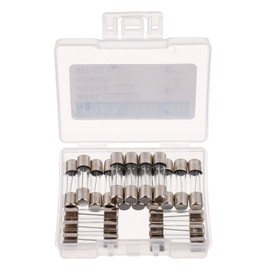 BOJACK T7AL250V 5x20 mm 7A 250V Slow Blow Fuses 7 amp 250 Volt 0.2 x 0.78 Inch Glass Tube Time-delay Fuses(Pack of 20 Pcs)