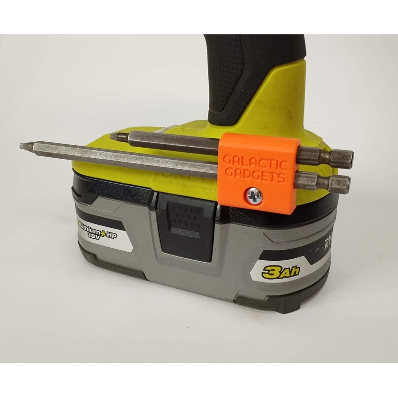 Side Mounted MAGNETIC Bit Holder for Makita 18V, Ryobi 18V,