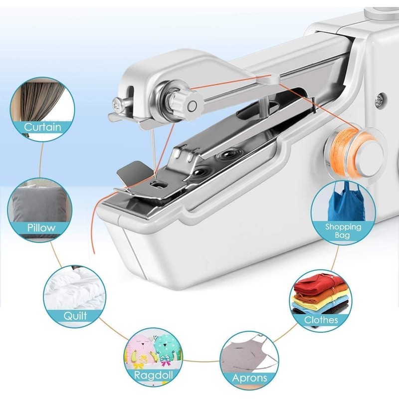 Handheld Sewing Machine, Mini Sewing Machine with Sewing Accessories, Stitch