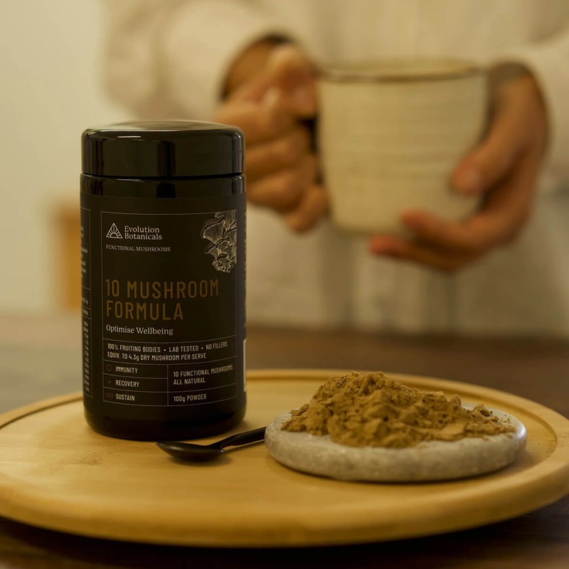 Evolution Botanicals 10 Mushroom Formula, 100g