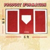 Baseball & Softball Hitting Mat - 6x4ft Anti-Slip Rubber Base,