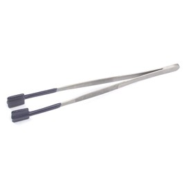 OdontoMed2011 Specialty Tweezer PVC Coated Forceps Flat Tips Safe Rubber Non Marring Holding Stainless Steel Tweezers 'Masher'