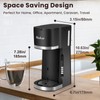 Hot & Iced Coffee Maker 2 in 1 Single Serve