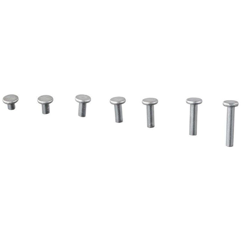 Fudeshe Solid Rivets Aluminum Rivets 350pcs Aluminum Hand-Driven M4 Kit