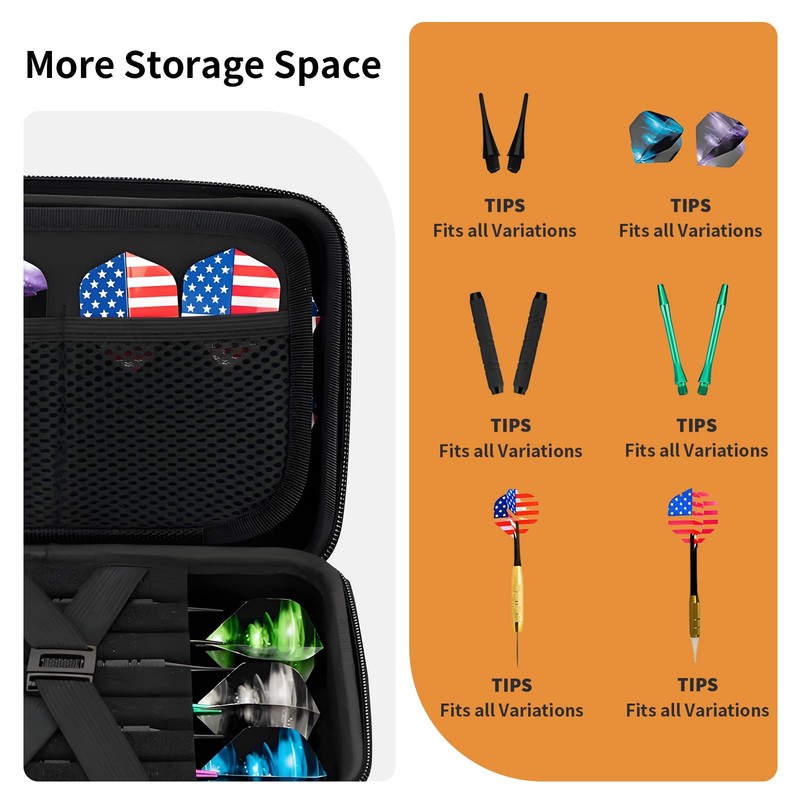 AONAYO Black Dart Case, Dart Case, Dart Case, Dart Case,