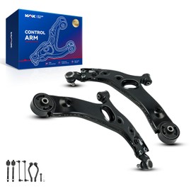 KAX Front Lower Control Arm w/Ball Joint & Tie Rod End & Sway Bar End Links Fit for 2014-2015 Kia Optima Suspension Kit RK622825 RK622826 8pcs