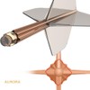 EMYTH Aurora Transparent Integrated Dart Flights and Shafts, No.2 Shape