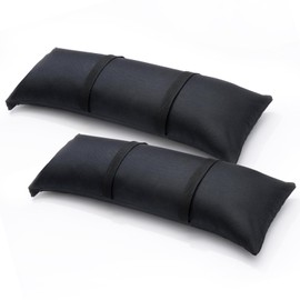 Umbrella Base Weight Sand Bags, Sand Bags for Weight, 2 x 44 LBS Fillable SandBags for Umbrella Base, Cantilever Patio Umbrella, Trampoline, Outdoor Garden Backyard Furniture(Without Sand) (2, black)