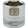 Dynamic Tools D008022 3/8" Drive 6 Point Metric Socket with