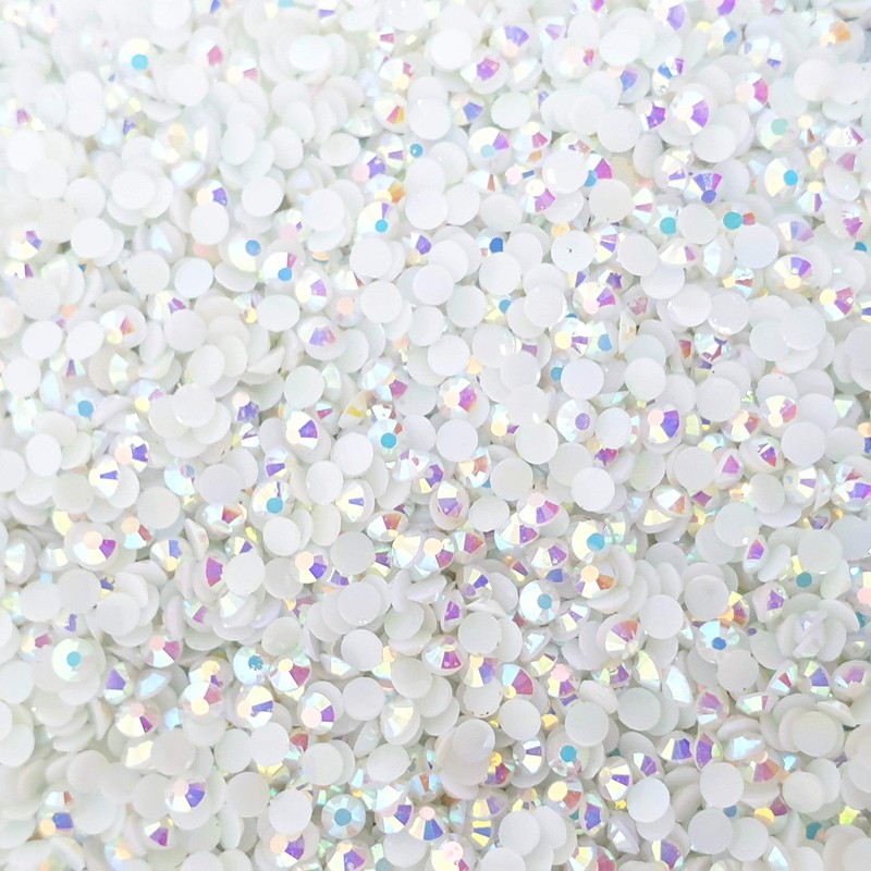 MajorCrafts 4000pcs 2mm ss6 Jelly AB Flat Back Round 14