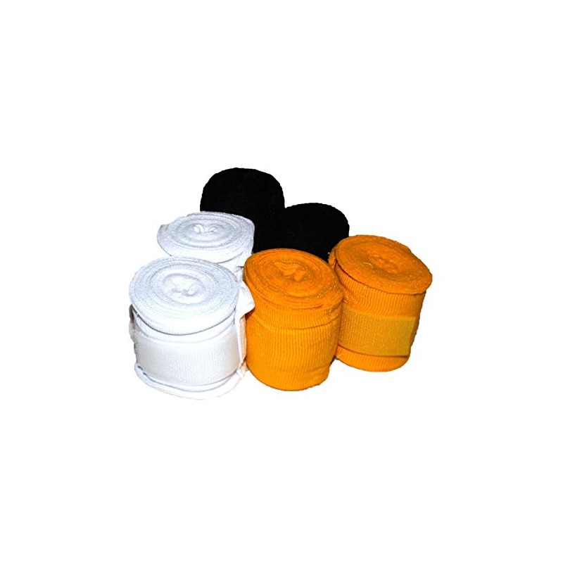 Lisaro Elastic Boxing Bandages 4.5 m Yellow