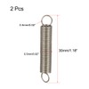 sourcing map Pack of 2 tension spring wire diameter 0.02