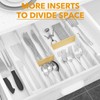 SpaceAid Bamboo Drawer Dividers Inserts, 3 Sizes, 9 Pack