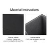 Card Deck Box Magnetic Flap Lid Large Capacity PU Leather
