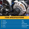 New Alternator 23100-4BA0A Compatible with Nissan Rogue 2014-2020 2.5L, 2017-2019