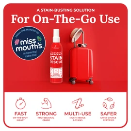 Emergency Stain Rescue Stain Remover Spray - Fast-Acting Spray for Laundry - Carpet Spot Removal & Oil, Grease & Blood Remover for Clothes & Upholstery - 4 Fl Oz (Pack of 3)