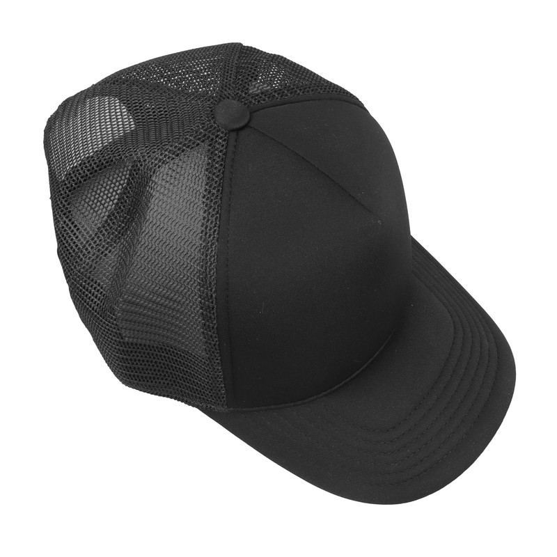 Man Baseball Cap Breathable Mesh Sun Protection High Top Adjustable