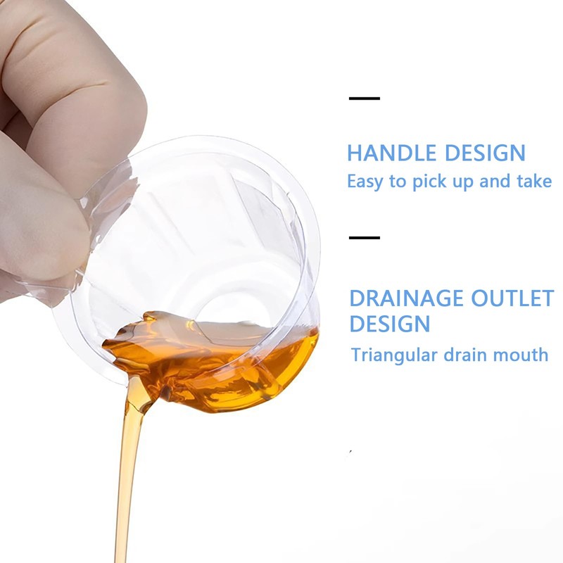 200Pcs Transparent Clear Urine Container CupUseful Disposable Urine Cup Helpful