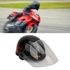 Motorcycle Helmet Stylish Adjustable Lightweight Rain Proof Rugged Electric Vehicle