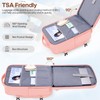 Mosslly Luggage Sets 3 Piece, Expandable 100% PC Hardshell Suitcase